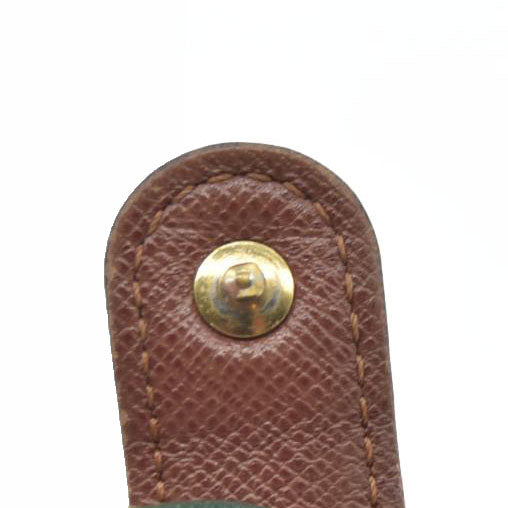 $590 Louis Vuitton Monogram Compact Zip Bifold Wallet Brown CA0043
