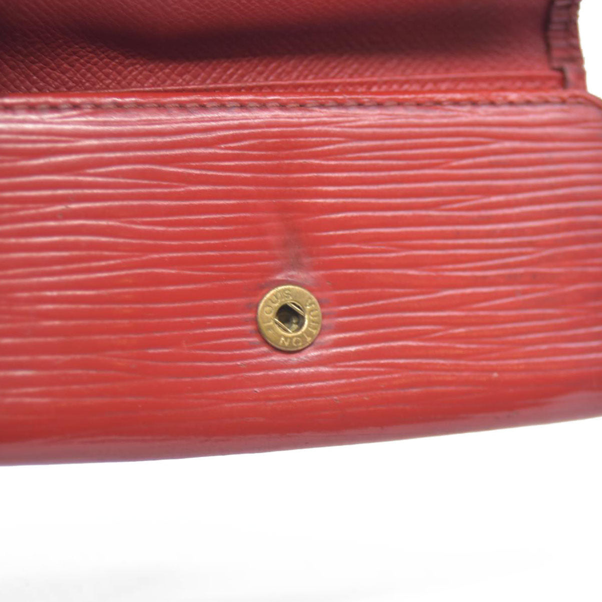 Louis Vuitton Epi Multicles Leather 4 Ring Key Case Red CA0918