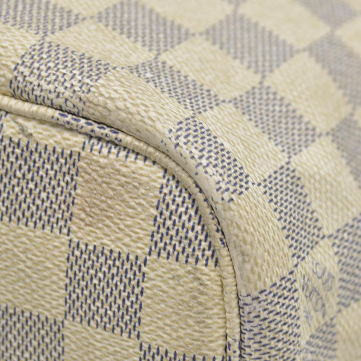 $2100 Louis Vuitton Damier Azur Neverfull PM VA2110 2010