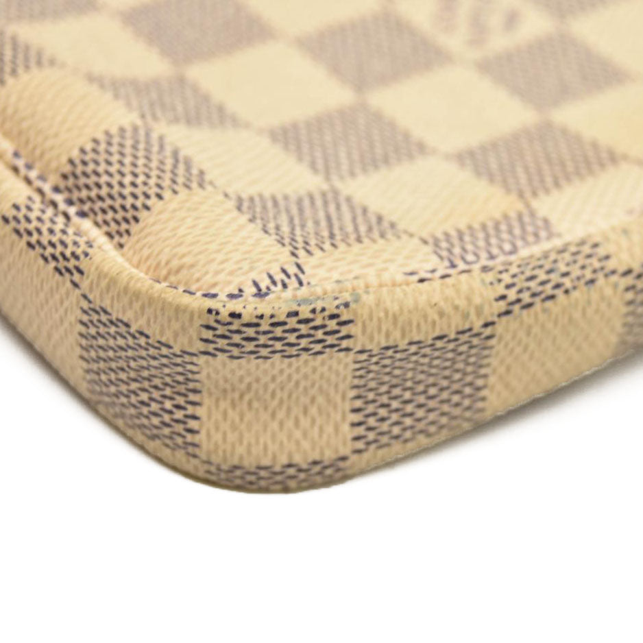 LOUIS VUITTON Damier Azur Mini Pochette Accessories  FL1088