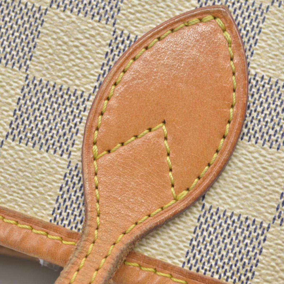 $2100 Louis Vuitton Damier Azur Neverfull PM VA2110 2010