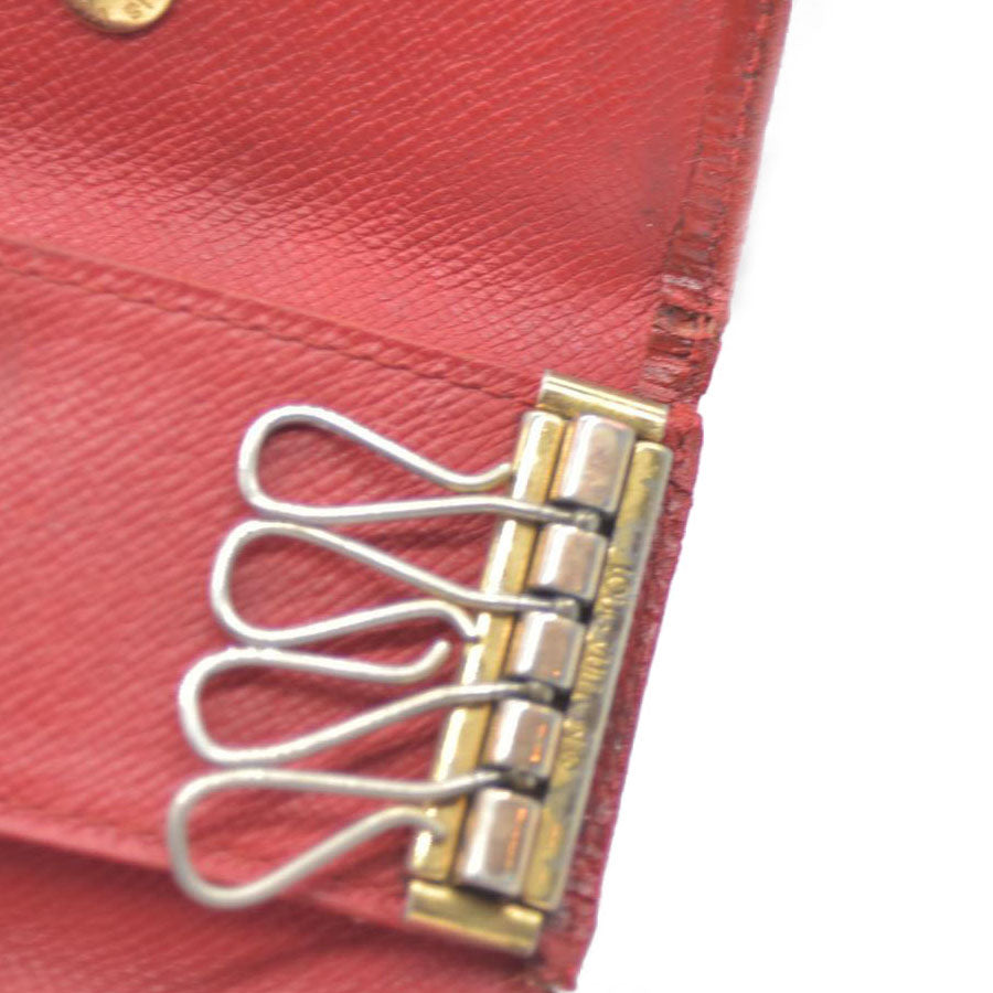 Louis Vuitton Epi Multicles Leather 4 Ring Key Case Red CA0918