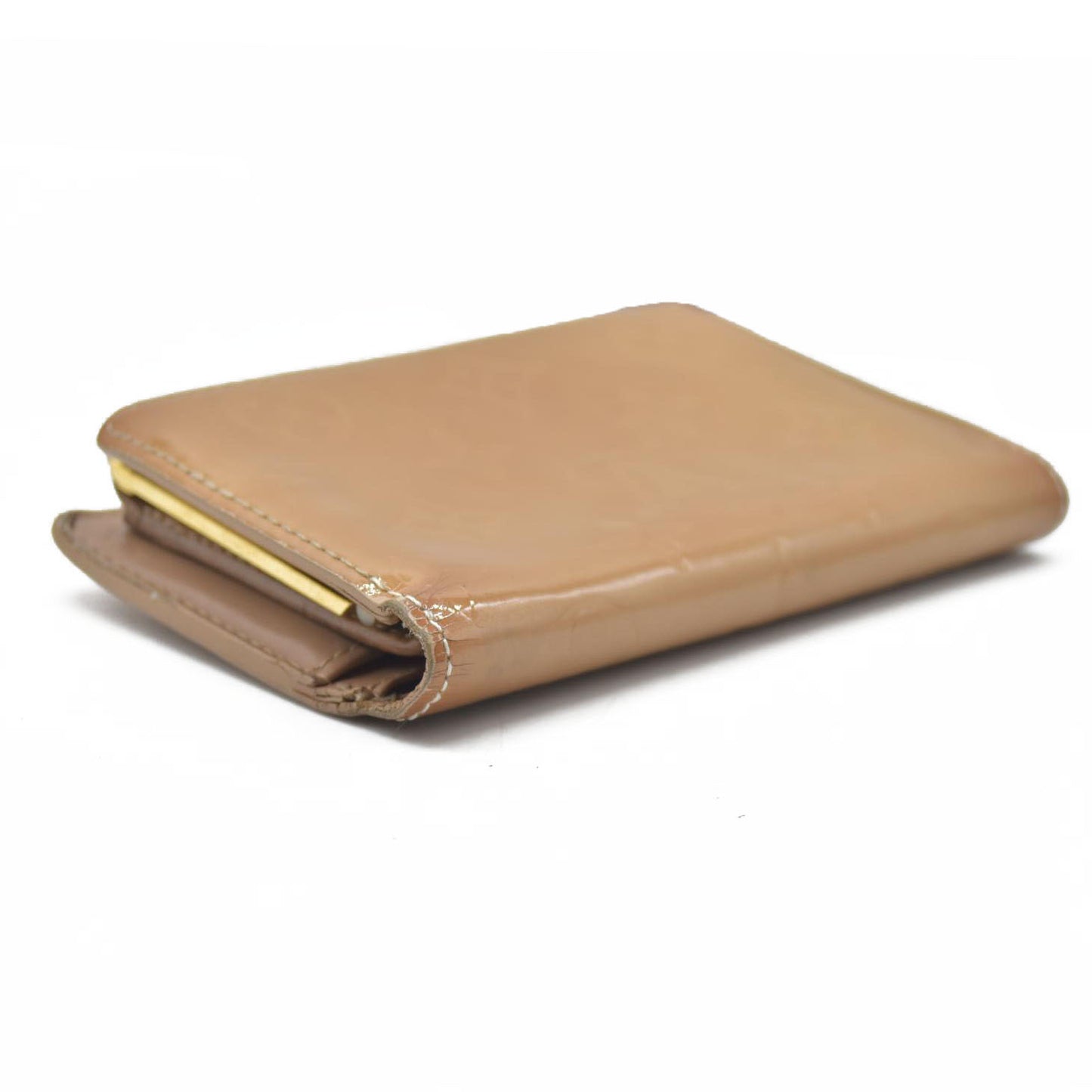 $935 Louis Vuitton Monogram Vernis Kisslock French Wallet Wallet MI0096