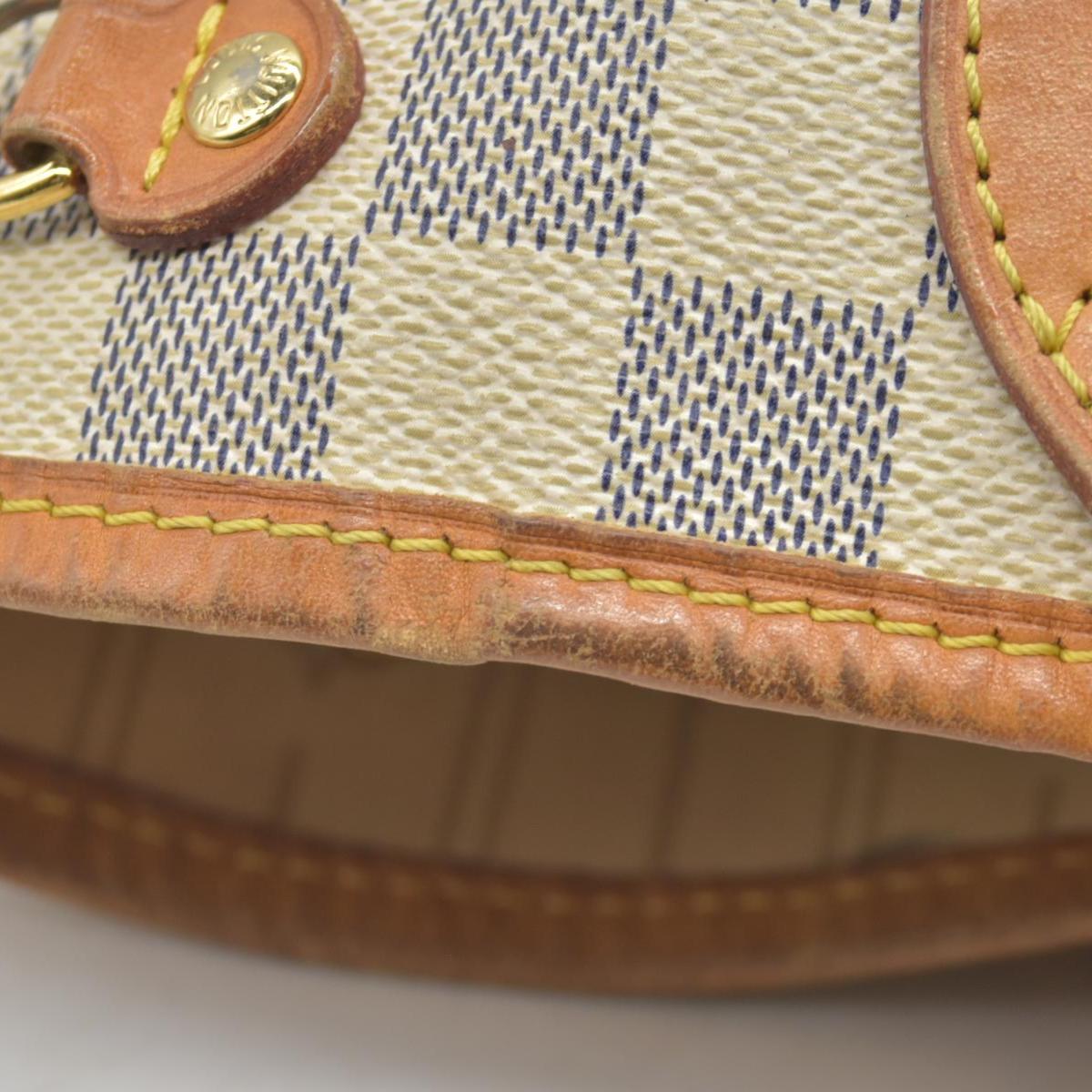 $2100 Louis Vuitton Damier Azur Neverfull PM VA2110 2010