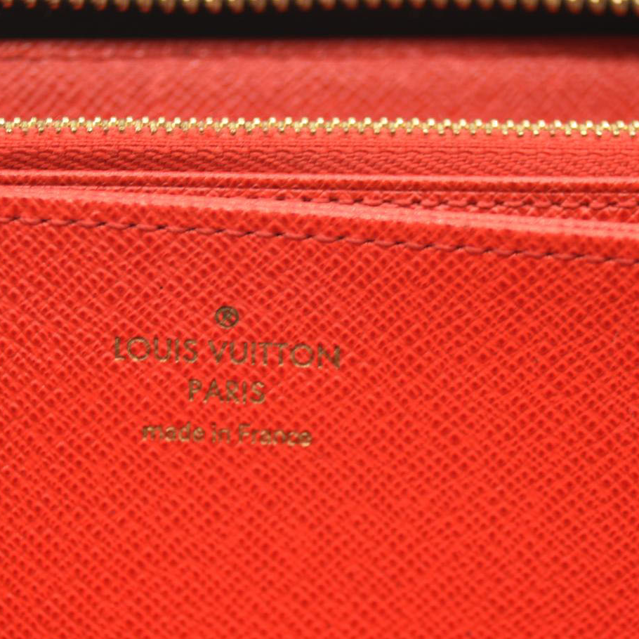 LOUIS VUITTON Monogram Zippy Wallet Coquelicot MI0178