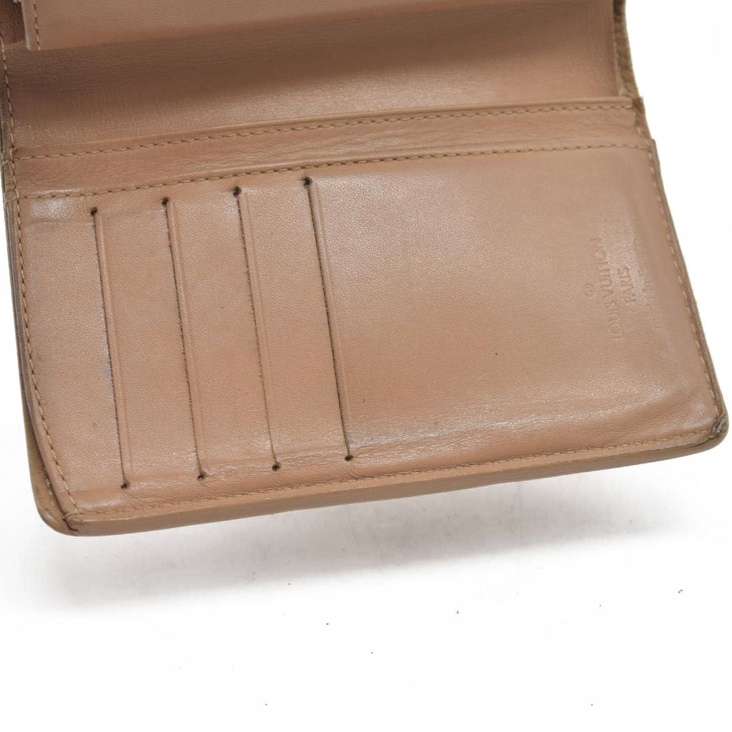 $935 Louis Vuitton Monogram Vernis Kisslock French Wallet Wallet MI0096