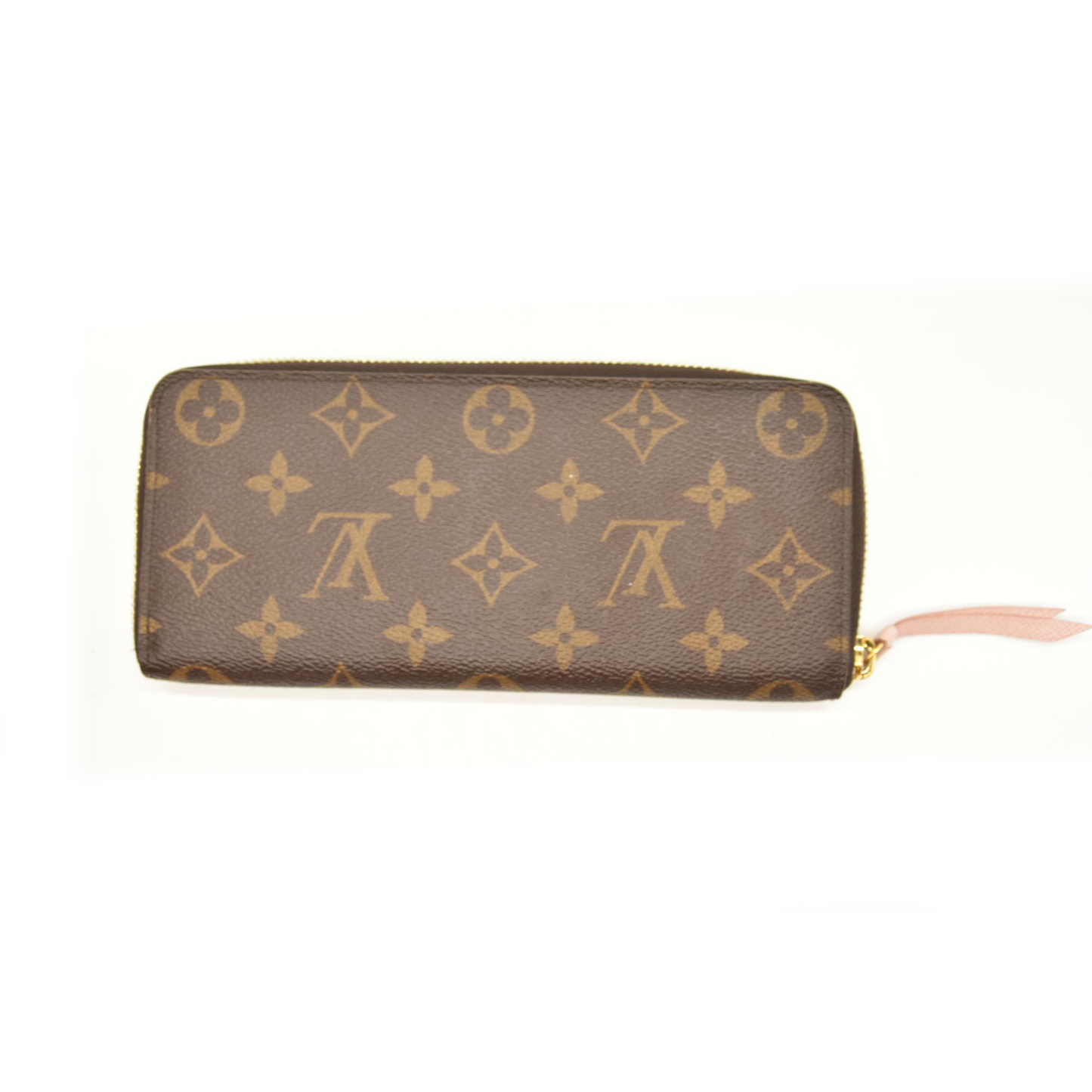 LOUIS VUITTON Monogram Clemence Wallet Rose Ballerine CA3200