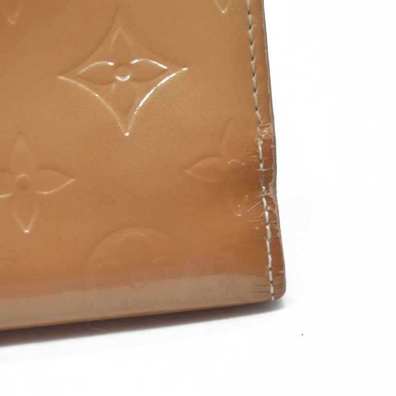 $935 Louis Vuitton Monogram Vernis Kisslock French Wallet Wallet MI0096