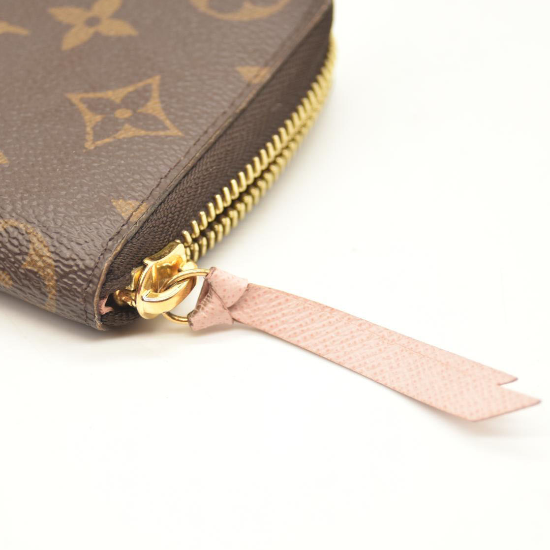 LOUIS VUITTON Monogram Clemence Wallet Rose Ballerine CA3200