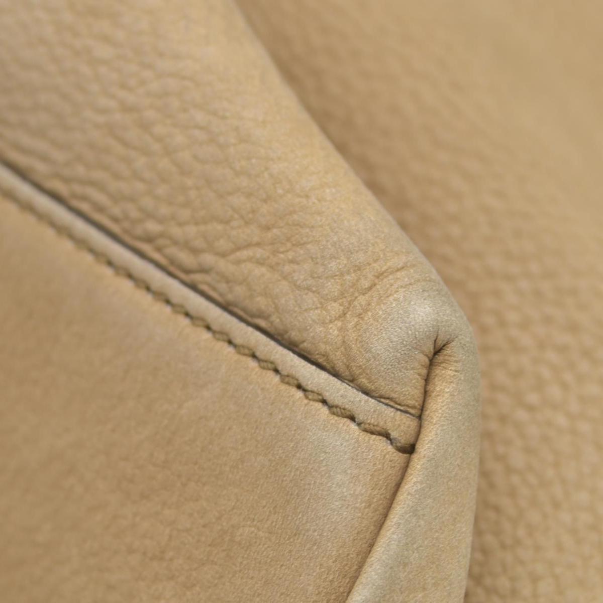 $1980 GUCCI Nubuck Medium Soho Double Chain Shoulder Bag Taupe
