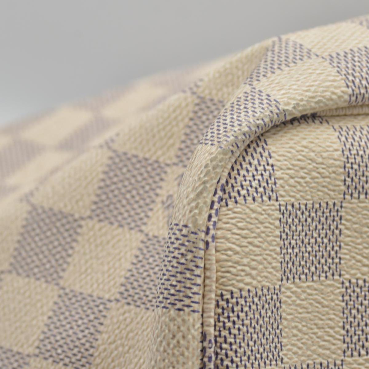 $2170 Louis Vuitton Damier Azur Neo Neverfull MM Rose Ballerine RFID