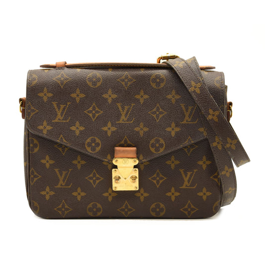 USED LOUIS VUITTON Monogram Pochette Metis DU4197