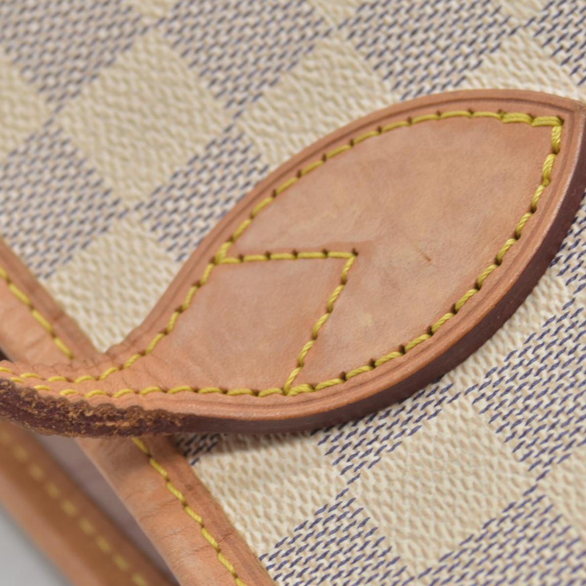 $2170 Louis Vuitton Damier Azur Neo Neverfull MM Rose Ballerine RFID