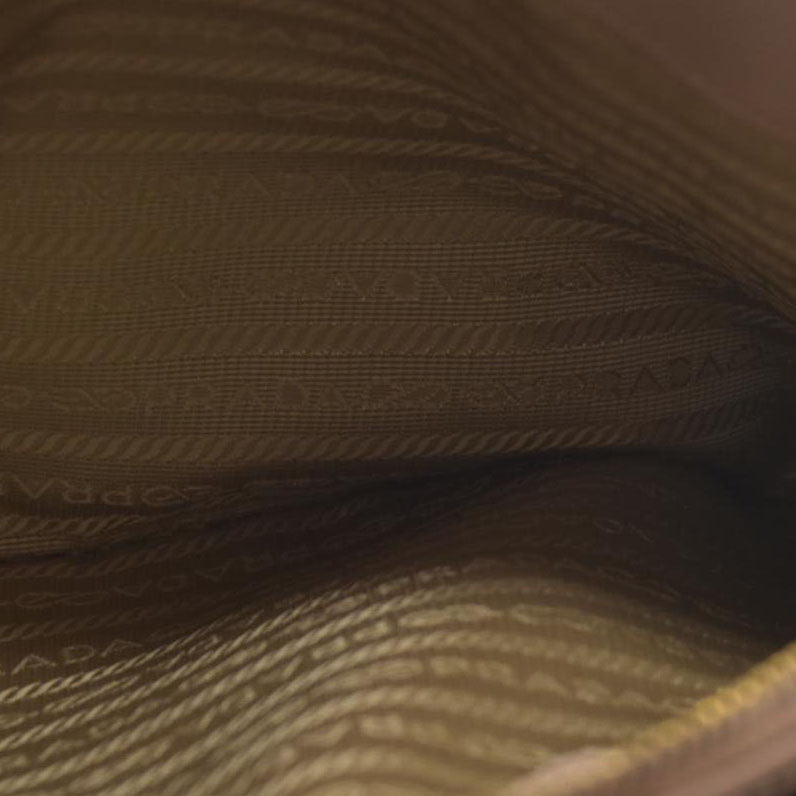 AUCTION $4300 Prada  Saffiano Small Galleria Double Zip Tote Cammeo