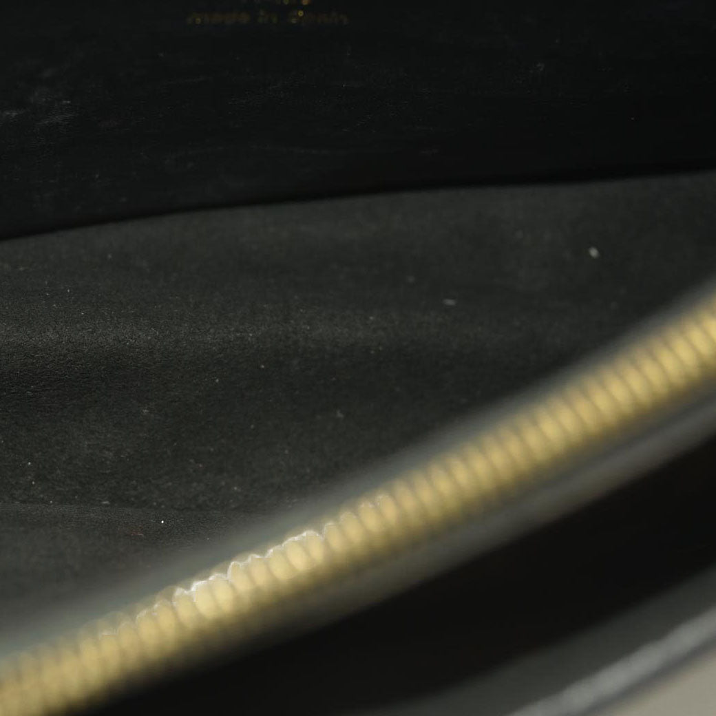 Louis Vuitton  Damier Ebene Vavin Chain Wallet Black