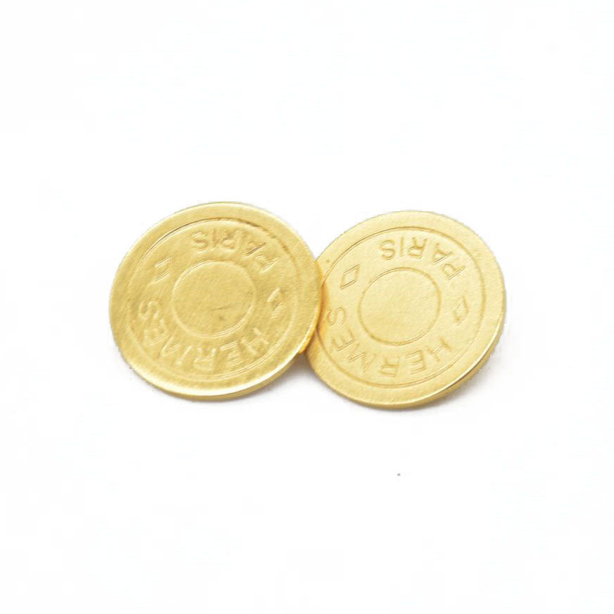 Hermes Bijouterie Fantaisie Earrings Gold