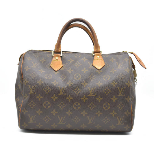 $1730 Louis Vuitton  Monogram Speedy 35 SD1007
