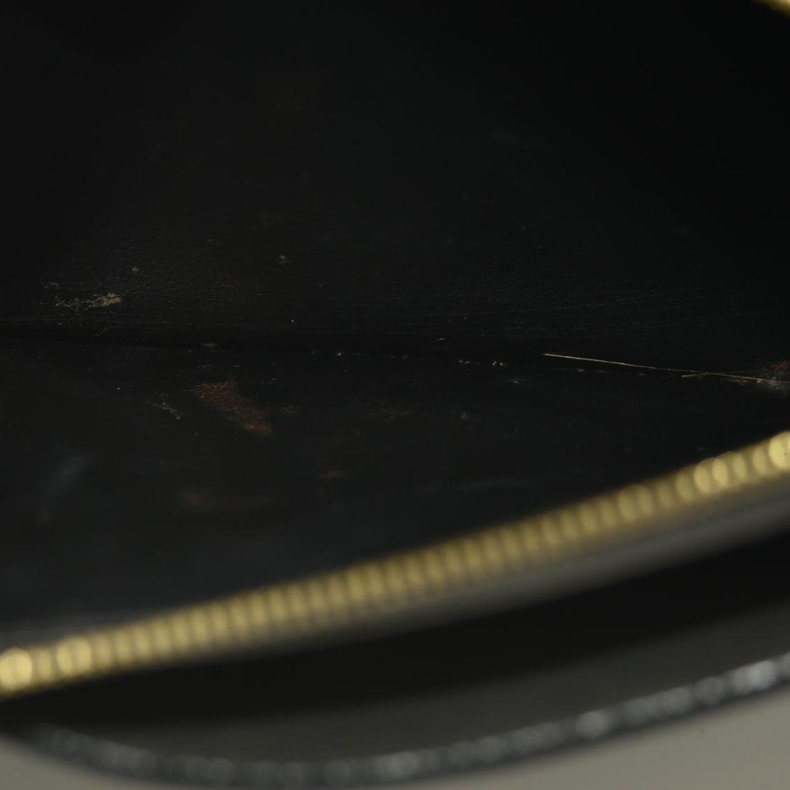 Louis Vuitton  Damier Ebene Vavin Chain Wallet Black