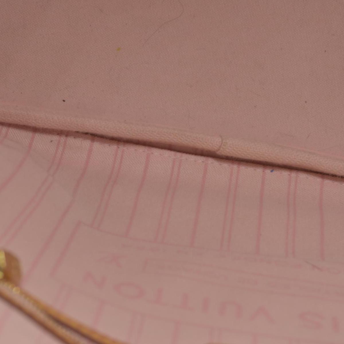 $2170 Louis Vuitton Damier Azur Neo Neverfull MM Rose Ballerine RFID