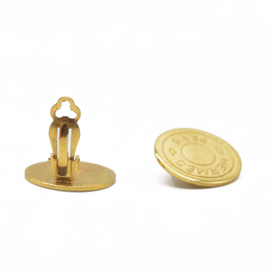Hermes Bijouterie Fantaisie Earrings Gold