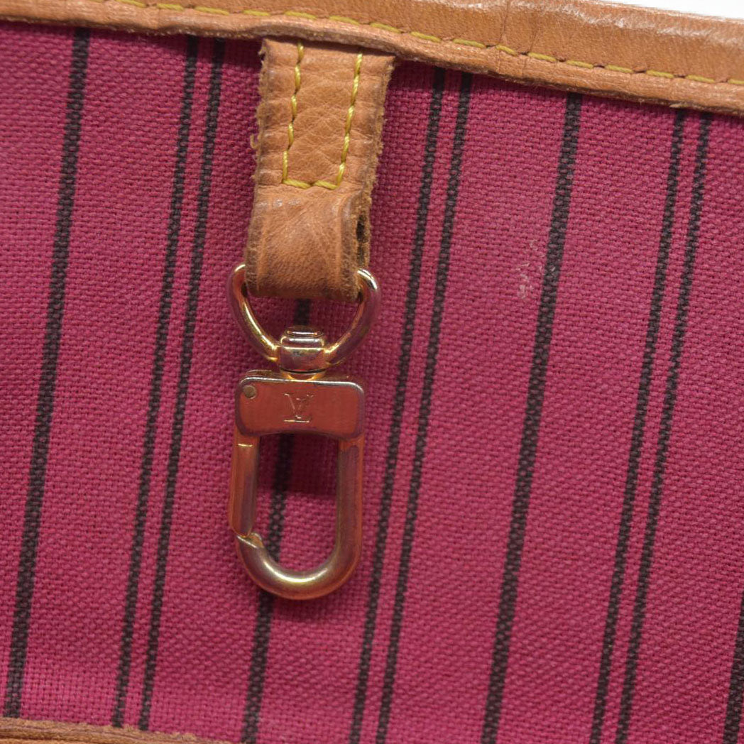 AUCTION $2170 Louis Vuitton Monogram Neo Neverfull MM Pivoine CA3186