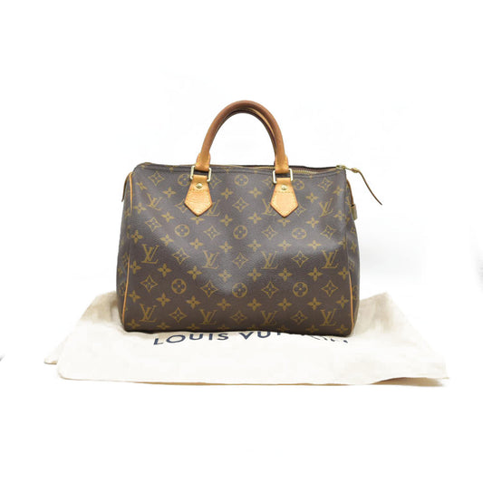 $1730 Louis Vuitton  Monogram Speedy 35 SD5113