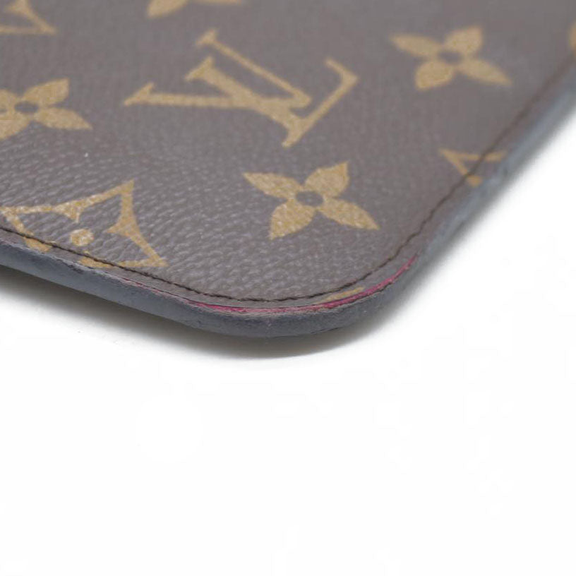 AUCTION $600 Louis Vuitton  Monogram Neverfull MM GM Pochette Pivoine CA3186