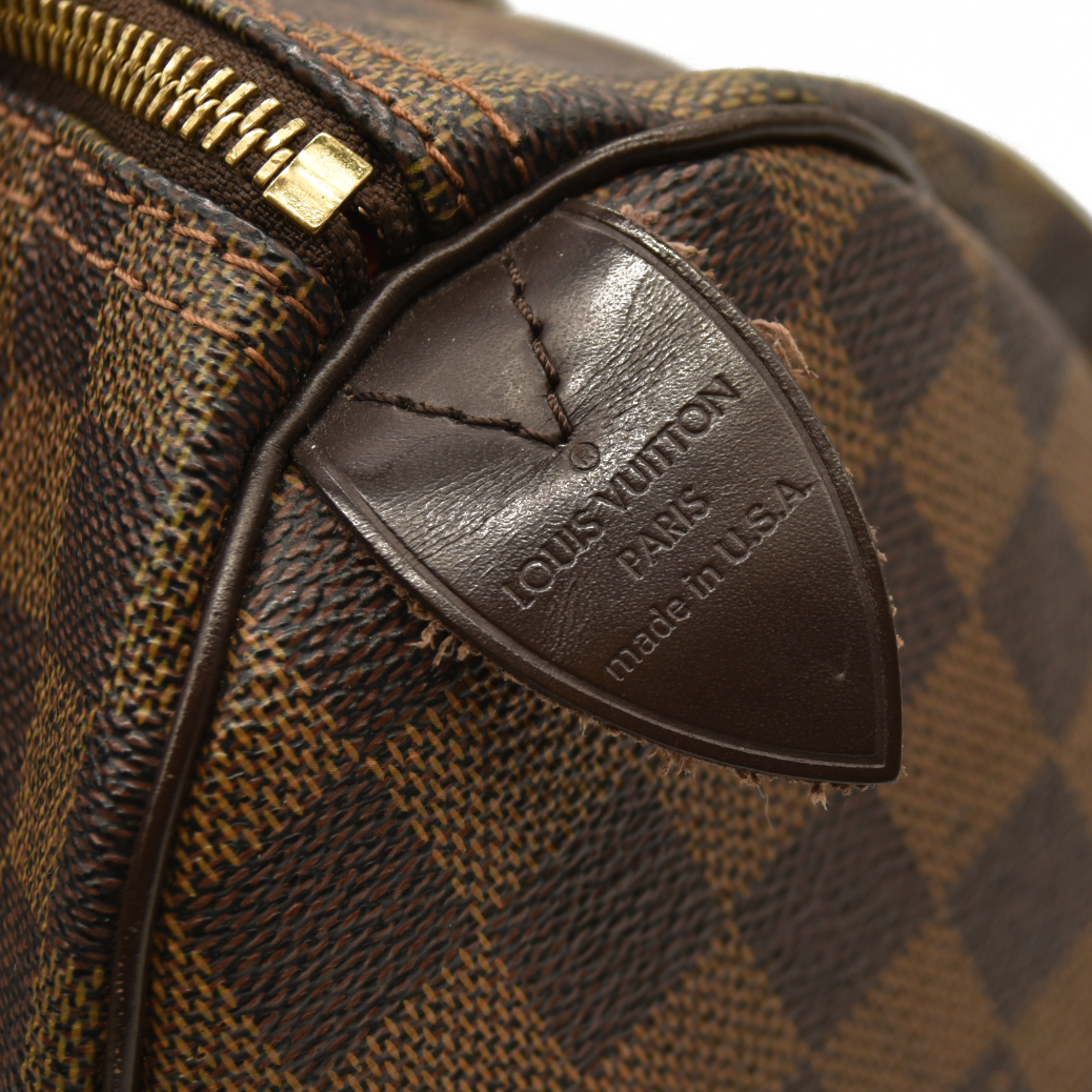 Louis Vuitton  Damier Ebene Speedy 25 SD4039