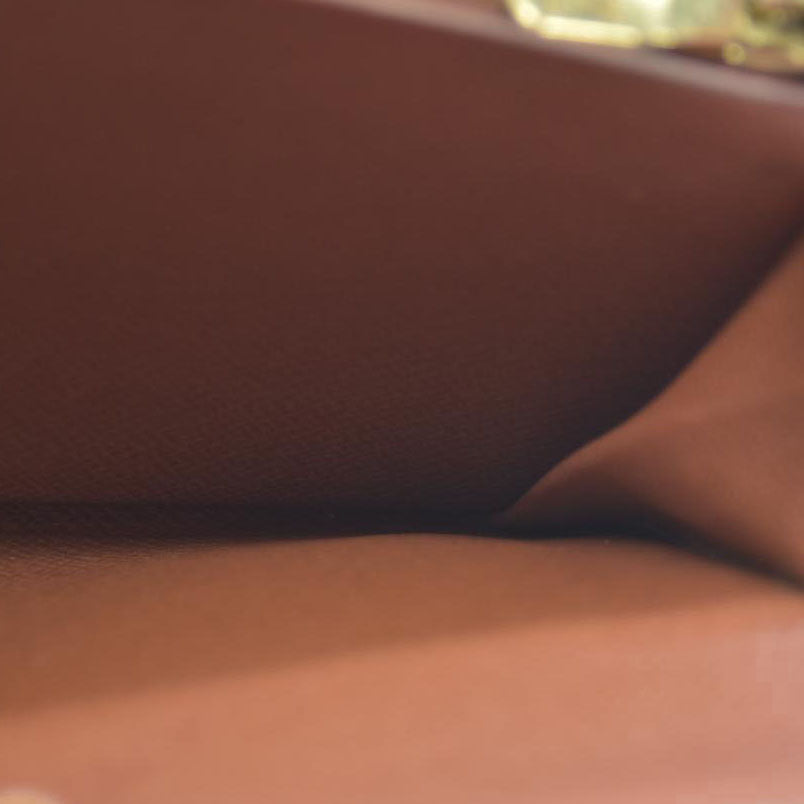 Louis Vuitton Monogram Porte Monnaie Billets Tresor Bifold Wallet Brown CA0927