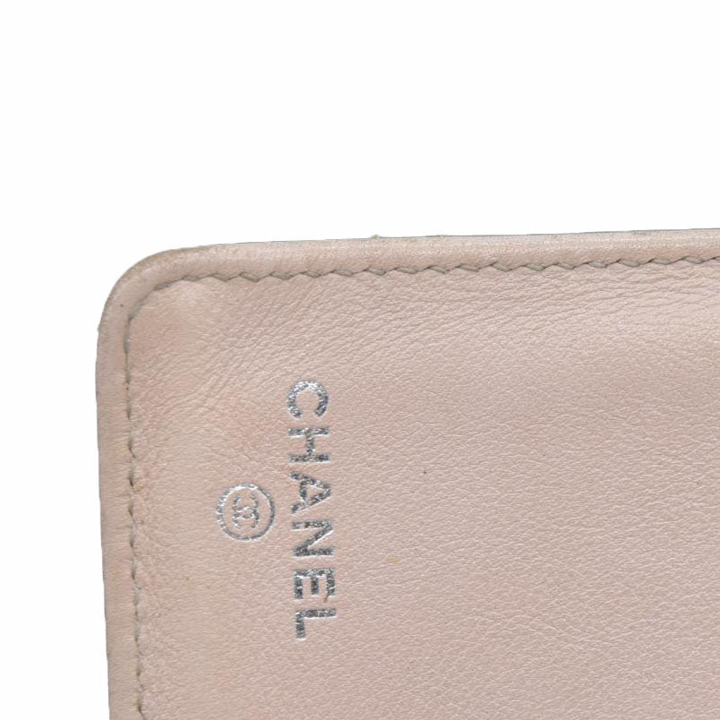 CHANEL CC Matelasse Leather Bifold Long Wallet