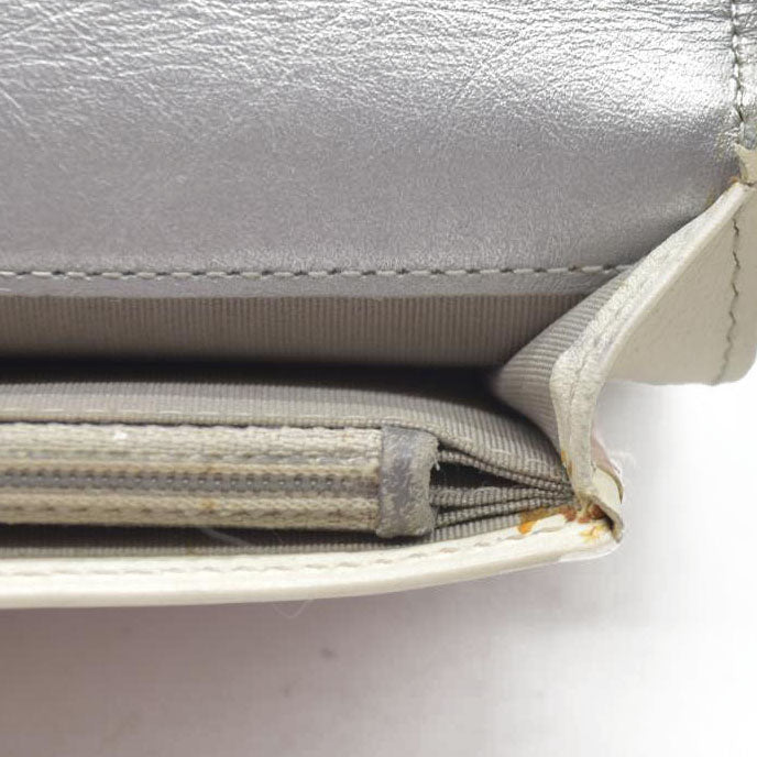 CHANEL CC Matelasse Leather Bifold Long Wallet