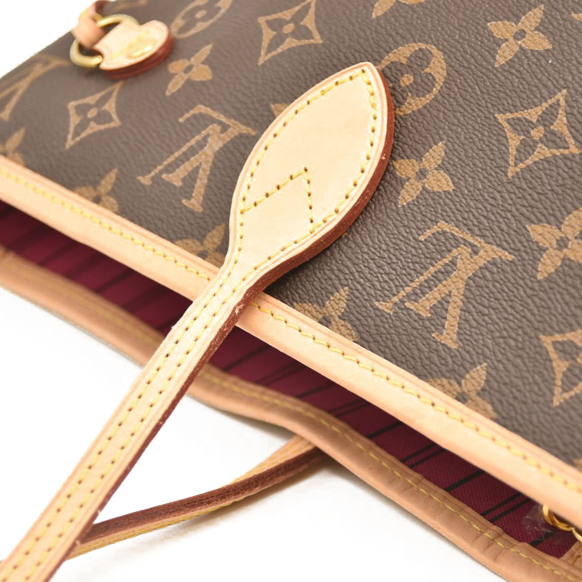 LOUIS VUITTON  Monogram Neverfull MM Fuchsia RFID