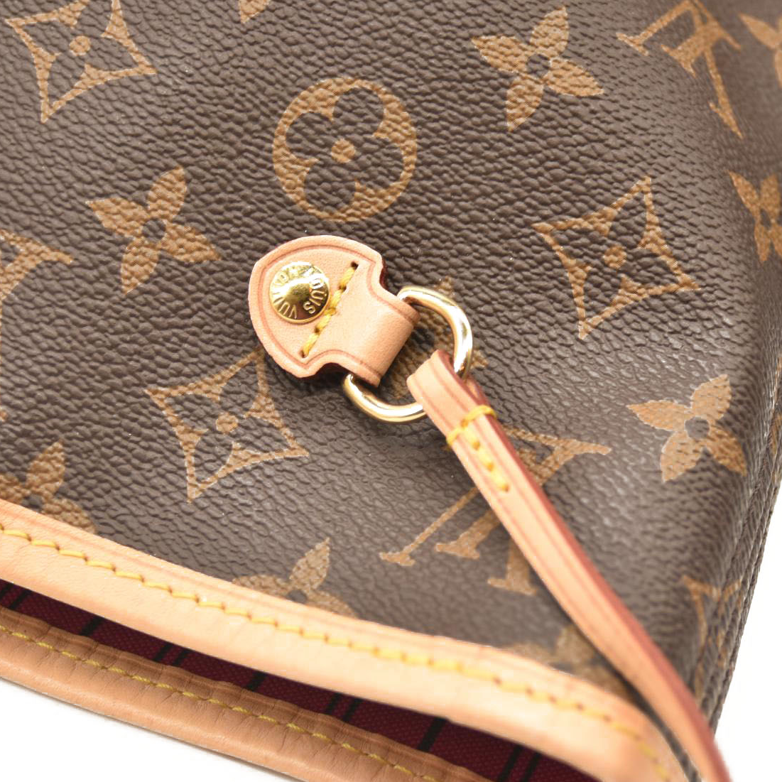 LOUIS VUITTON  Monogram Neverfull MM Fuchsia RFID