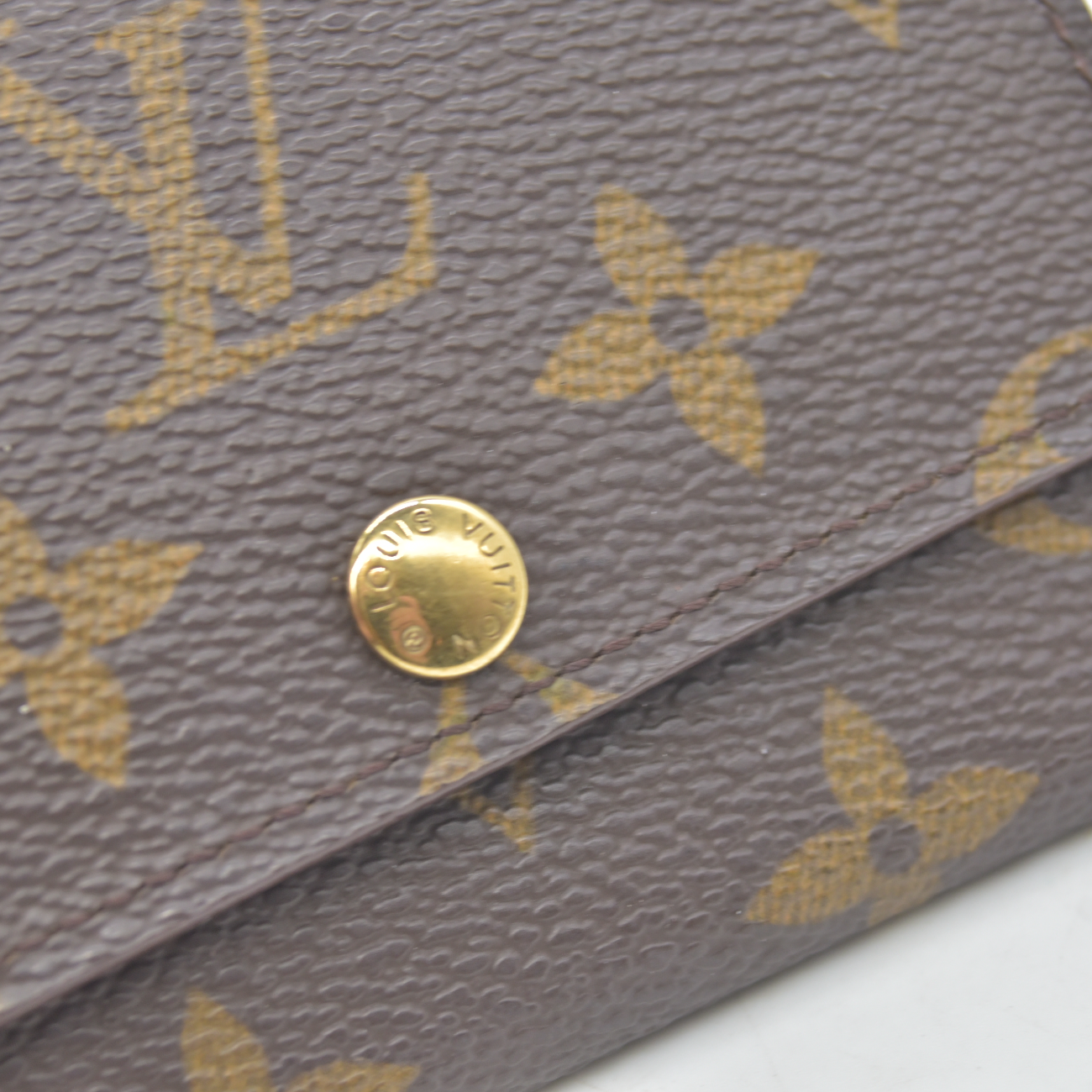 $355 1999 Louis Vuitton Monogram Multicles 6 Ring Key Case Brown CT0969