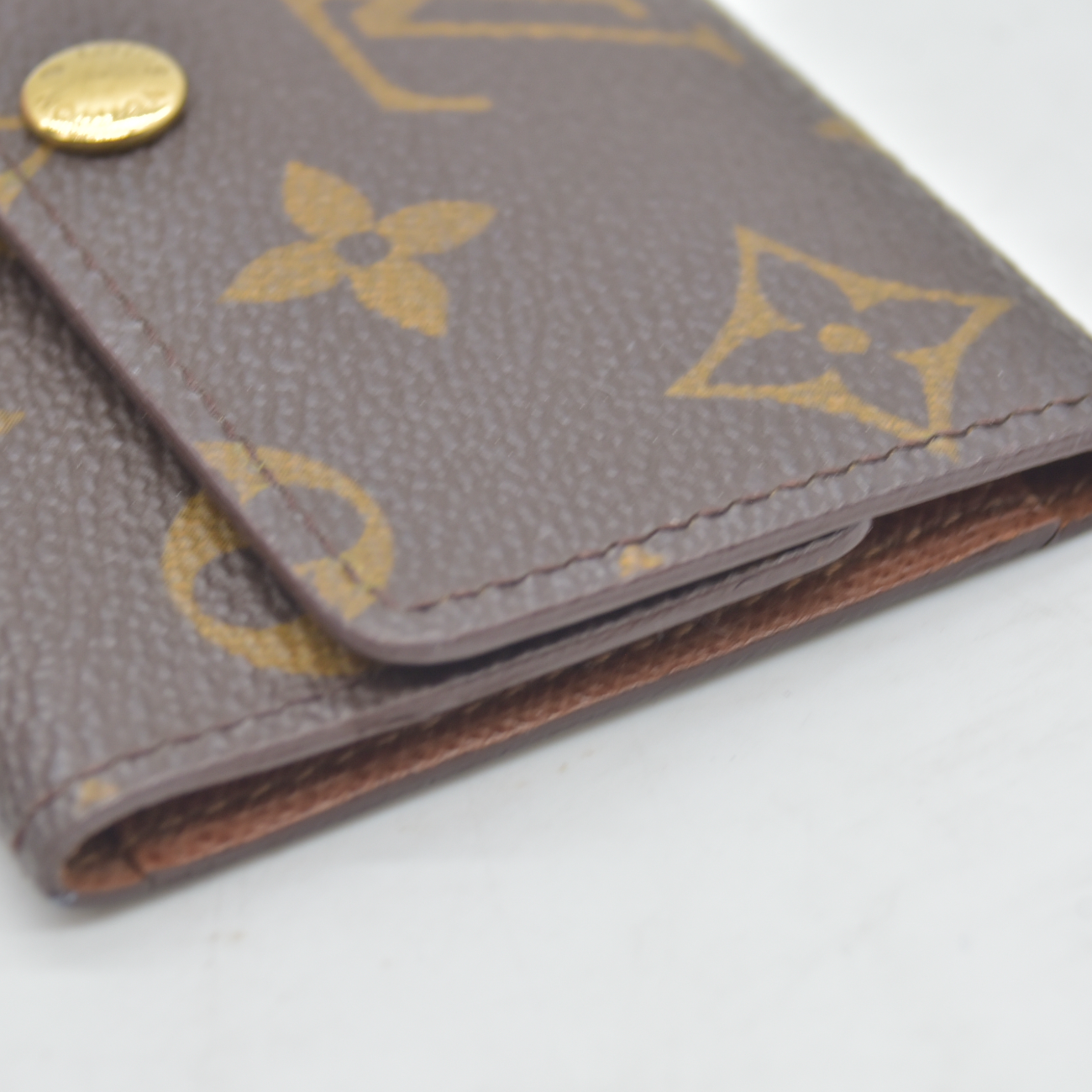$355 1999 Louis Vuitton Monogram Multicles 6 Ring Key Case Brown CT0969