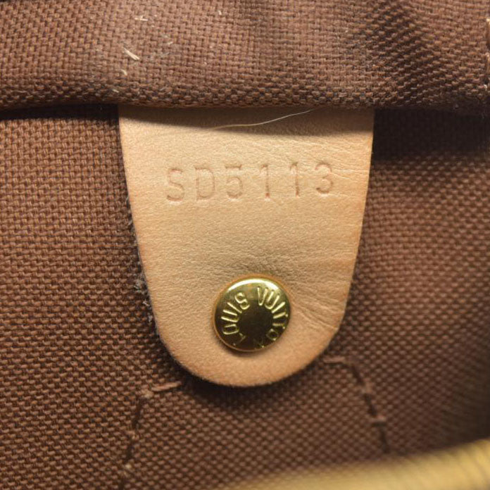 $1730 Louis Vuitton  Monogram Speedy 35 SD5113