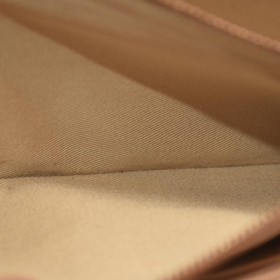 MCM  Metallic Visetos Medium Patricia Wallet On Chain Champagne Gold