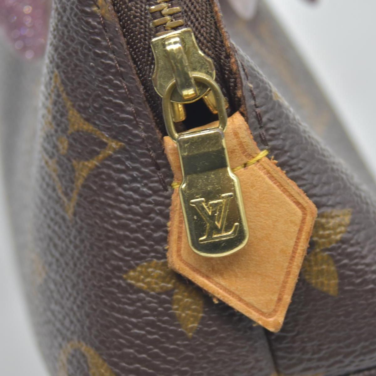 $600 1998 Louis Vuitton Monogram Pochette Cosmetique Makeup Pouch CA0958