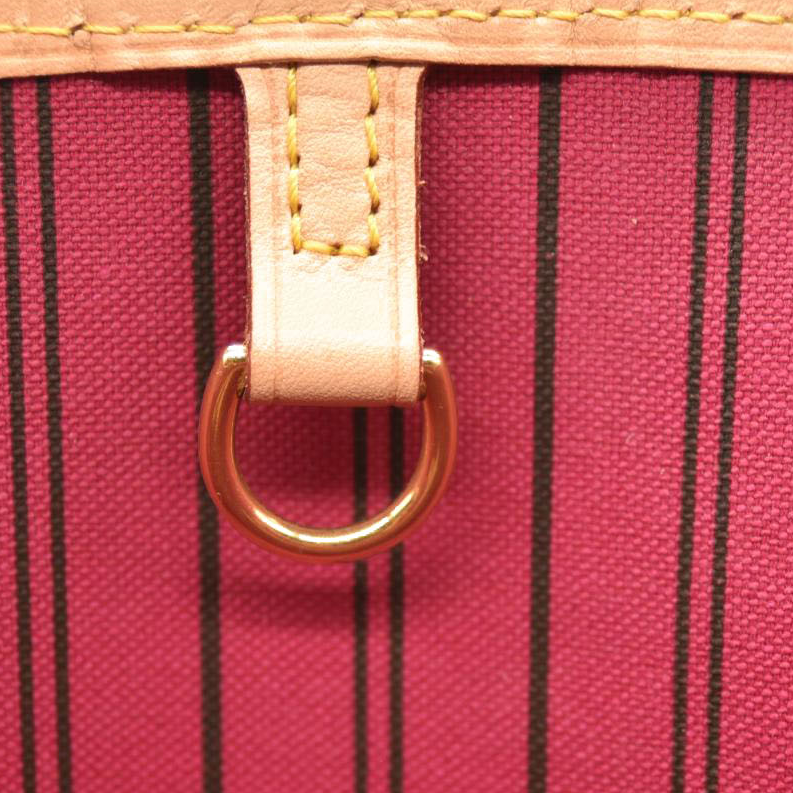 LOUIS VUITTON  Monogram Neverfull MM Fuchsia RFID