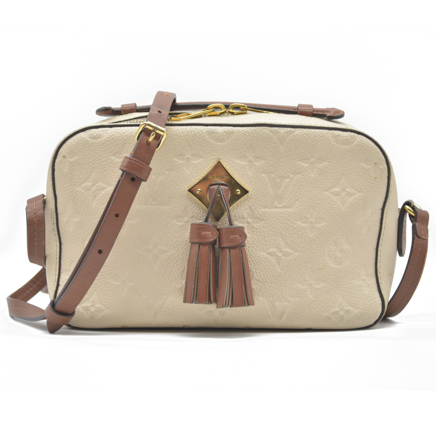 $1890 LOUIS VUITTON  Empreinte Saintonge Creme CA0169
