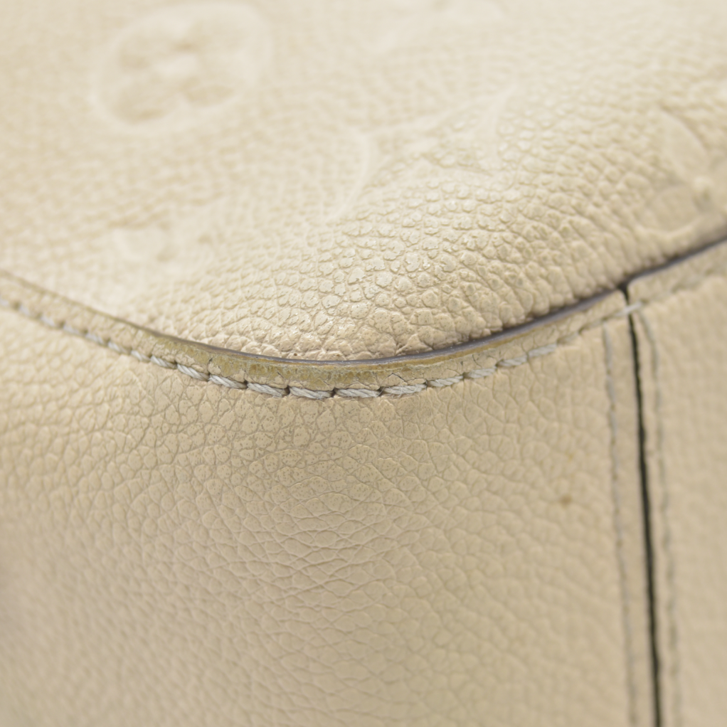 $1890 LOUIS VUITTON  Empreinte Saintonge Creme CA0169