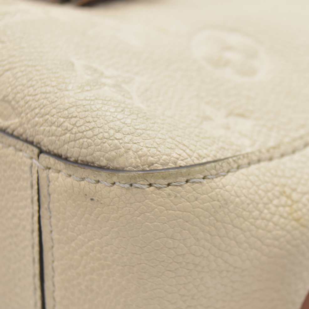 $1890 LOUIS VUITTON  Empreinte Saintonge Creme CA0169