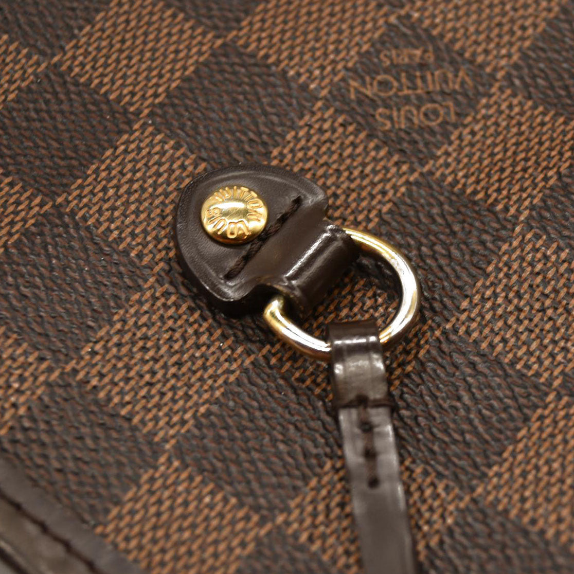 Louis Vuitton  Damier Ebene Neo Neverfull MM Rose Ballerine