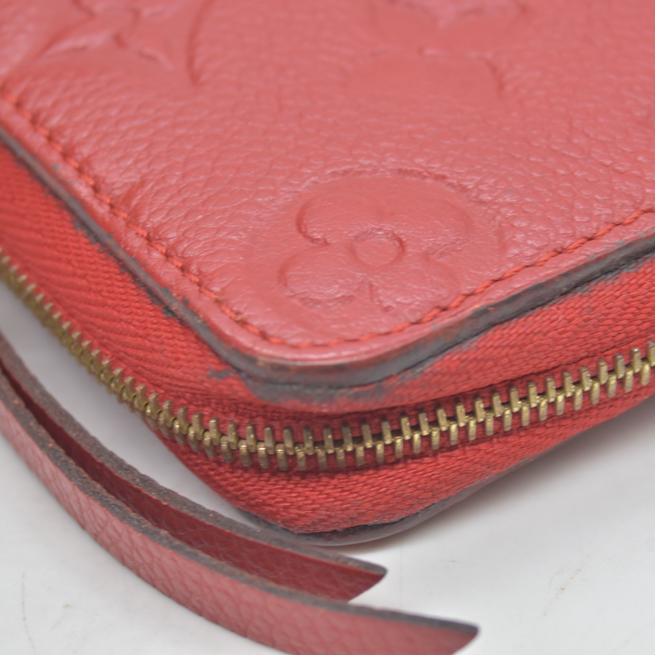 $760 2014 Louis Vuitton Monogram Empreinte Zippy Zip Around Wallet Coin Purse TS2164