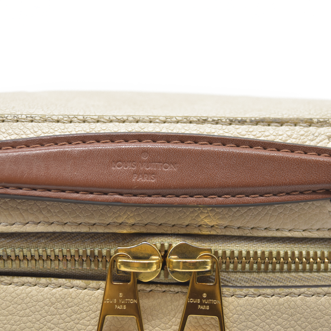 $1890 LOUIS VUITTON  Empreinte Saintonge Creme CA0169