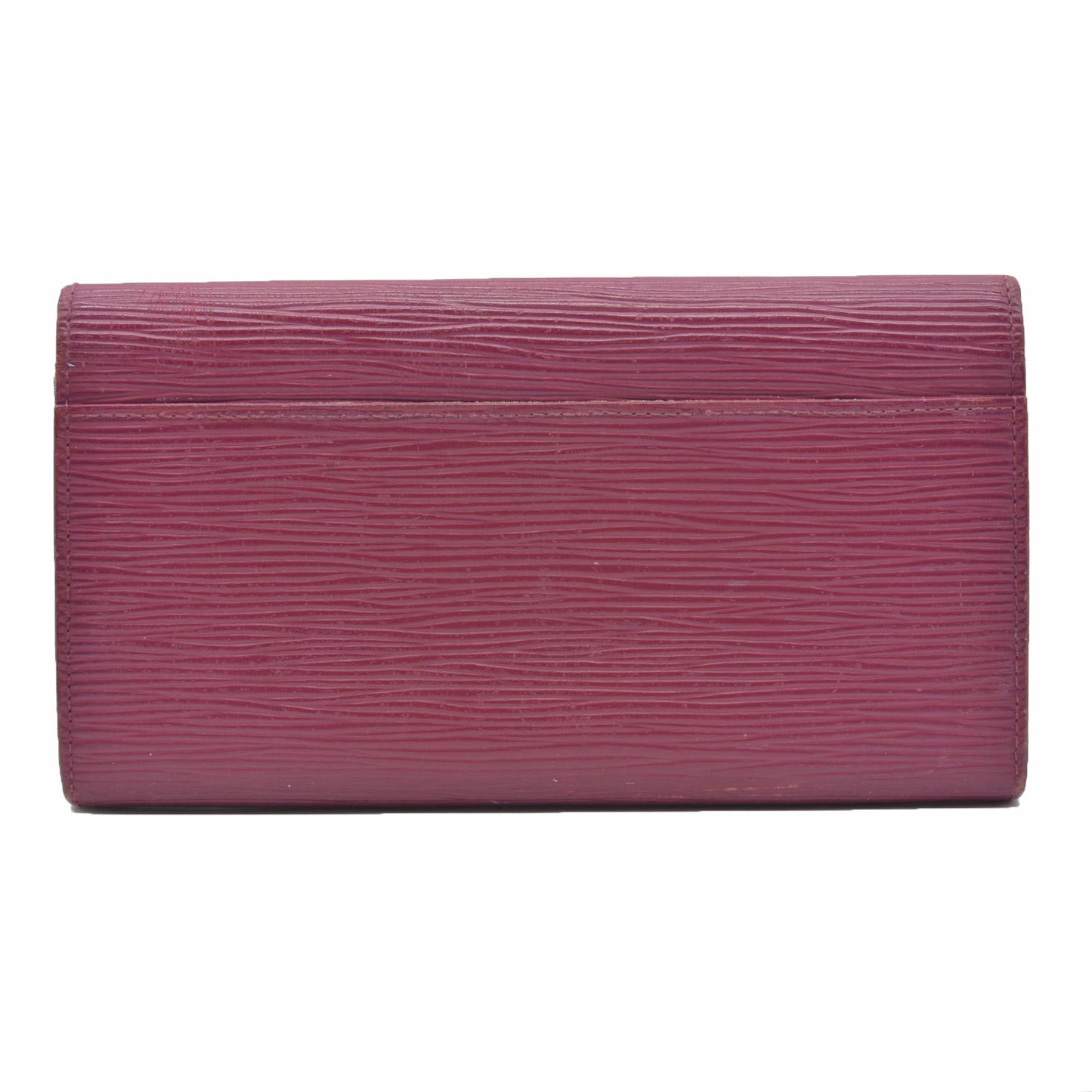$770 LOUIS VUITTON Epi Sarah Bifold Long Wallet