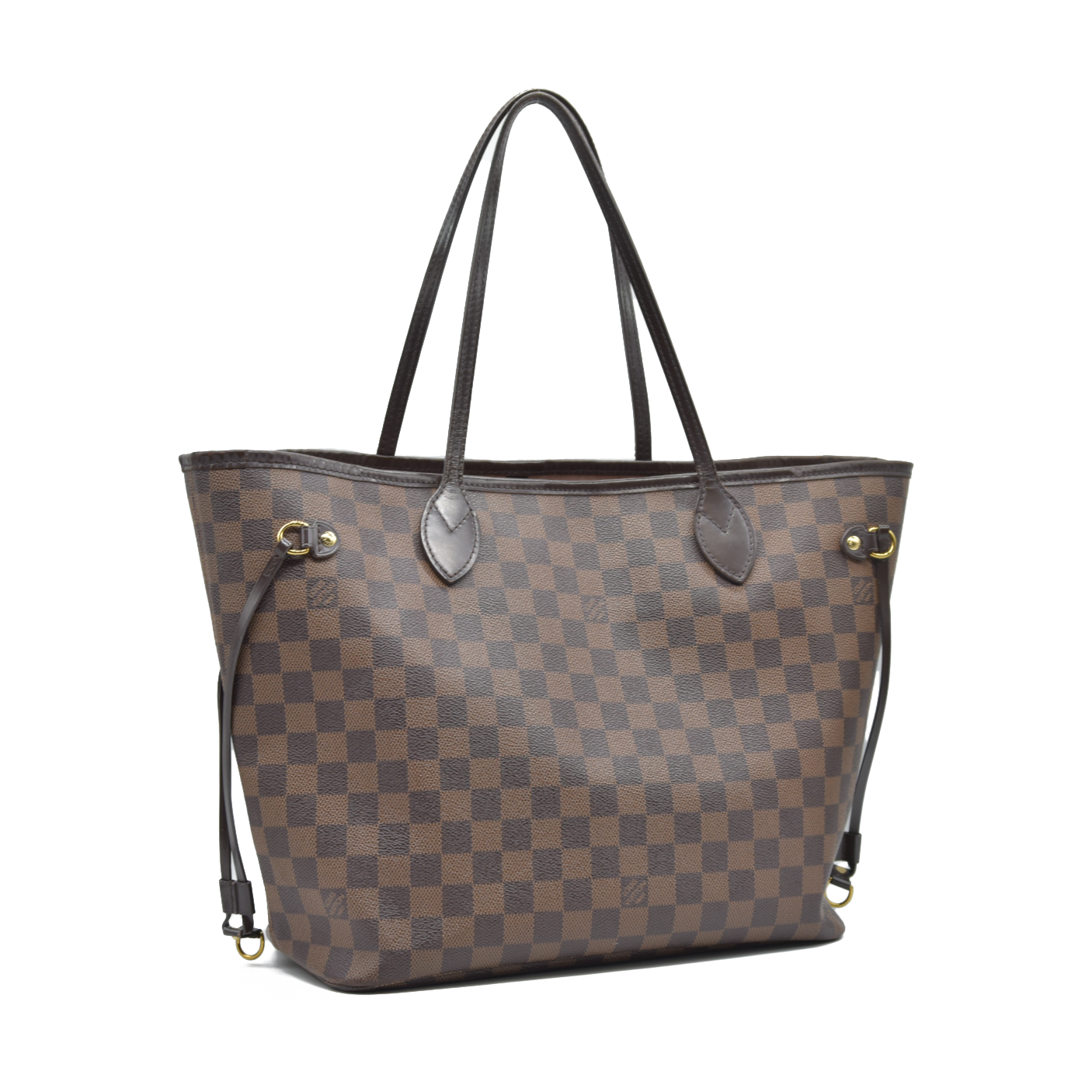 Louis Vuitton  Damier Ebene Neo Neverfull MM Rose Ballerine  AR5016 Tote Pink Interior