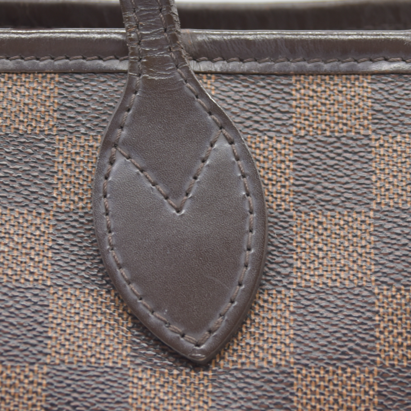 Louis Vuitton  Damier Ebene Neo Neverfull MM Rose Ballerine  AR5016 Tote Pink Interior