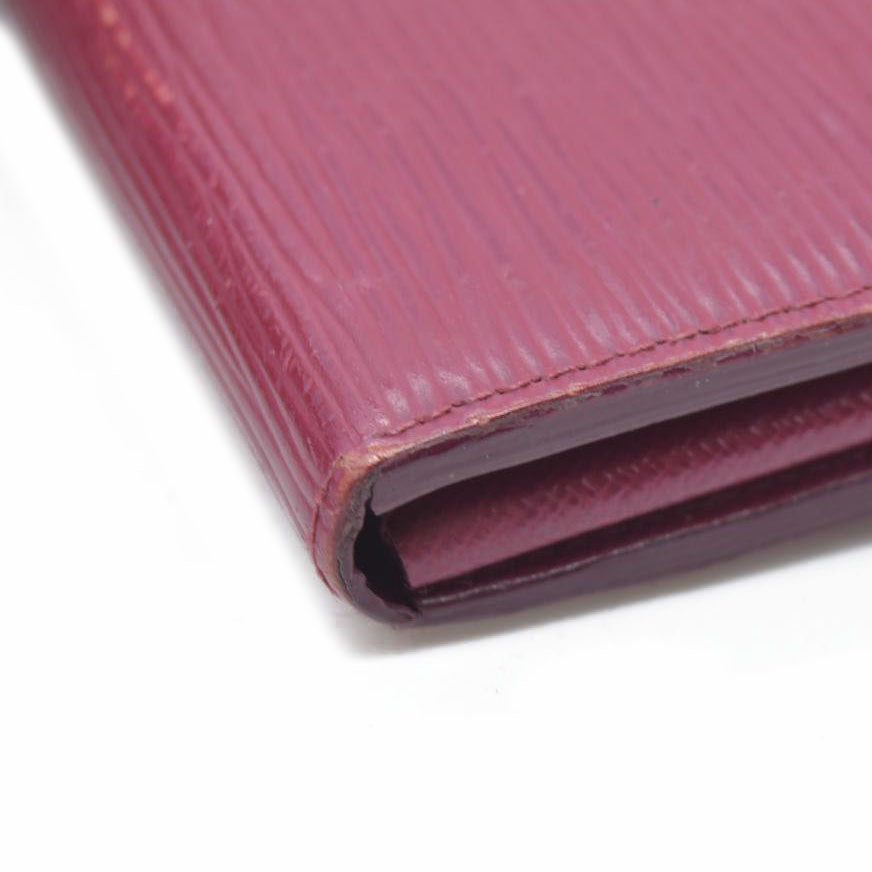 $770 LOUIS VUITTON Epi Sarah Bifold Long Wallet