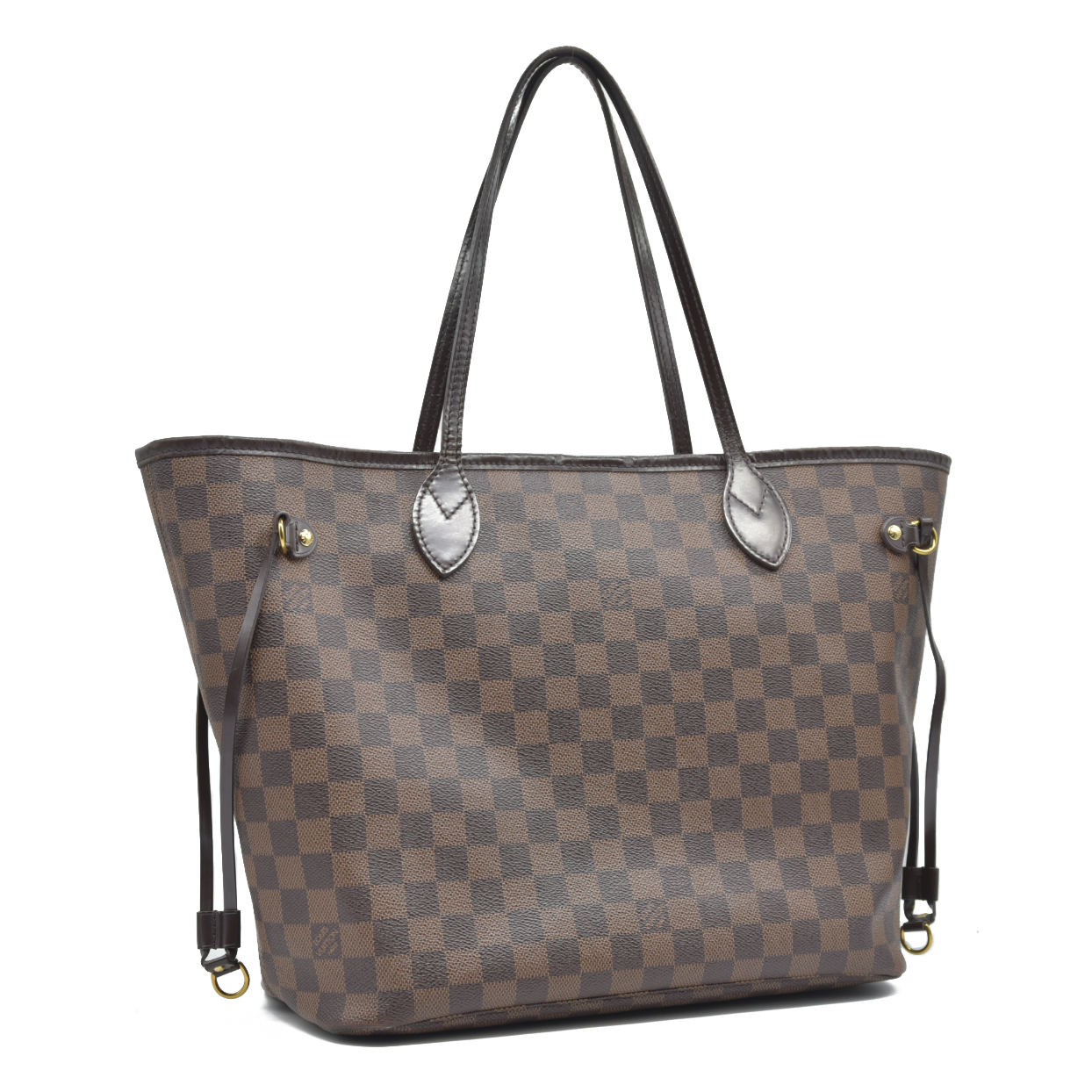 Louis Vuitton  Damier Ebene Neo Neverfull MM Rose Ballerine  AR5016 Tote Pink Interior